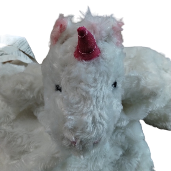 Manhattan Kids LLC Unicorn White & Pink Security Blanket Lovey Plush - Picture 8 of 12